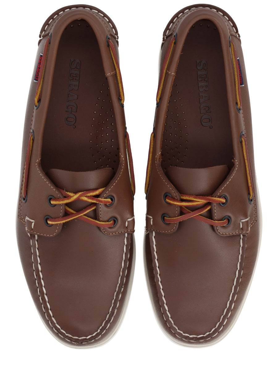 Sebago Dock Sides Portland Loafer — Brown, view 3