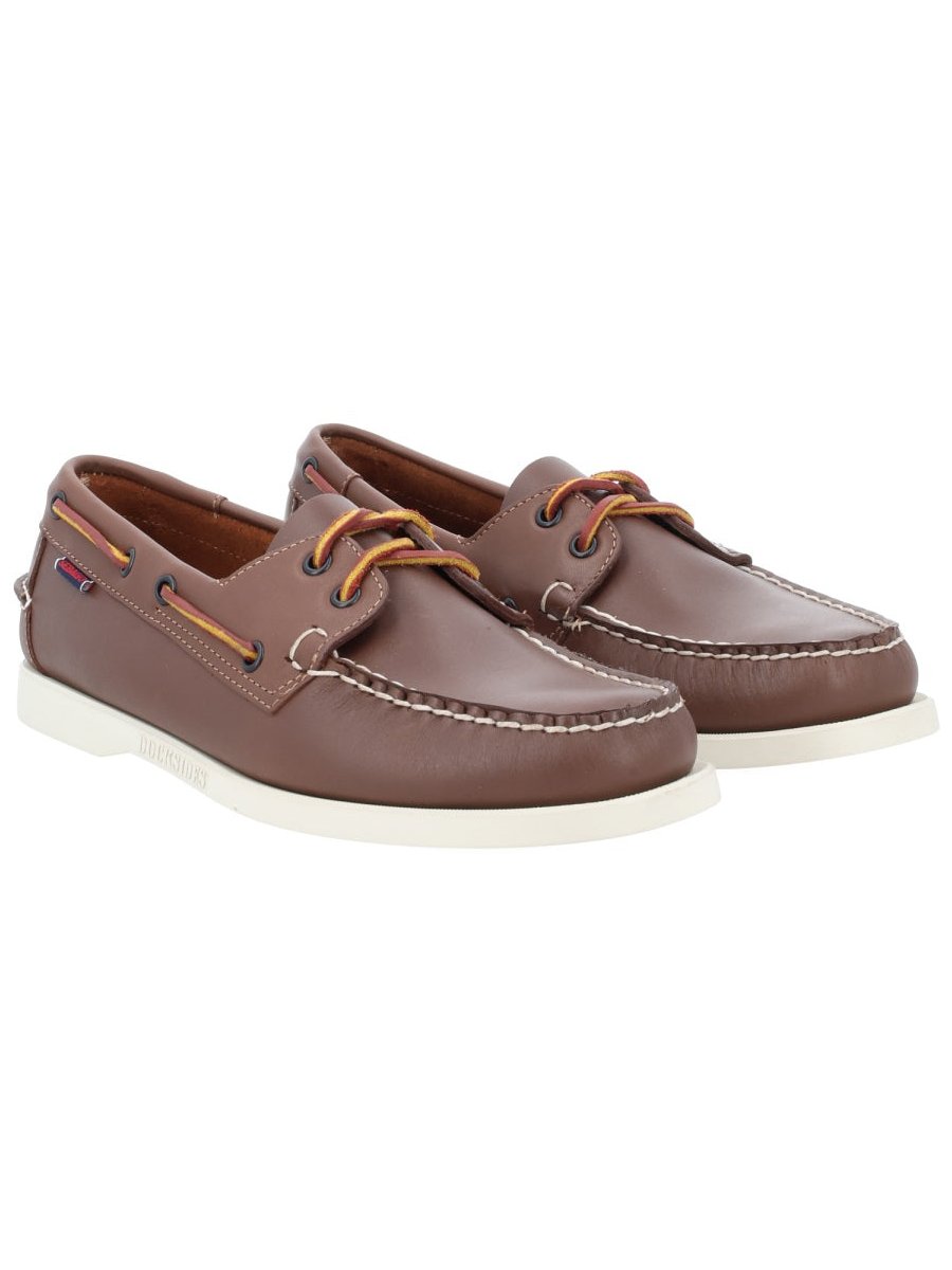 Sebago Dock Sides Portland Loafer — Brown, view 6