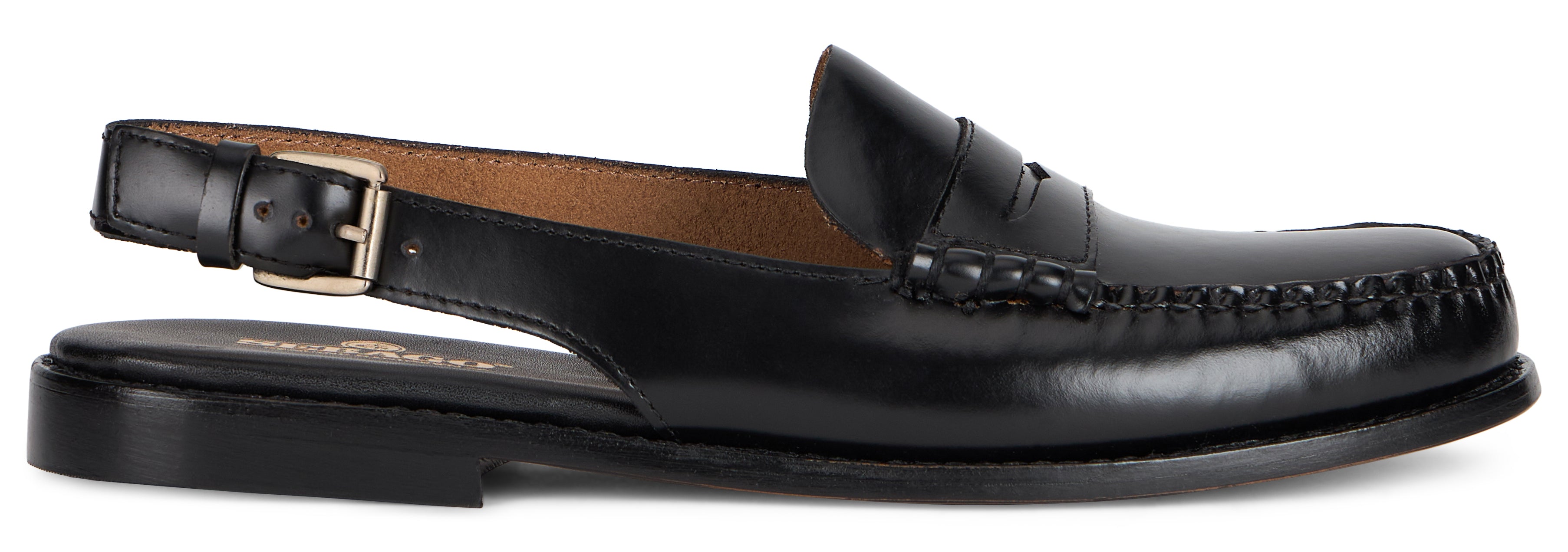 Sebago Dan Slingback — Black, view 2