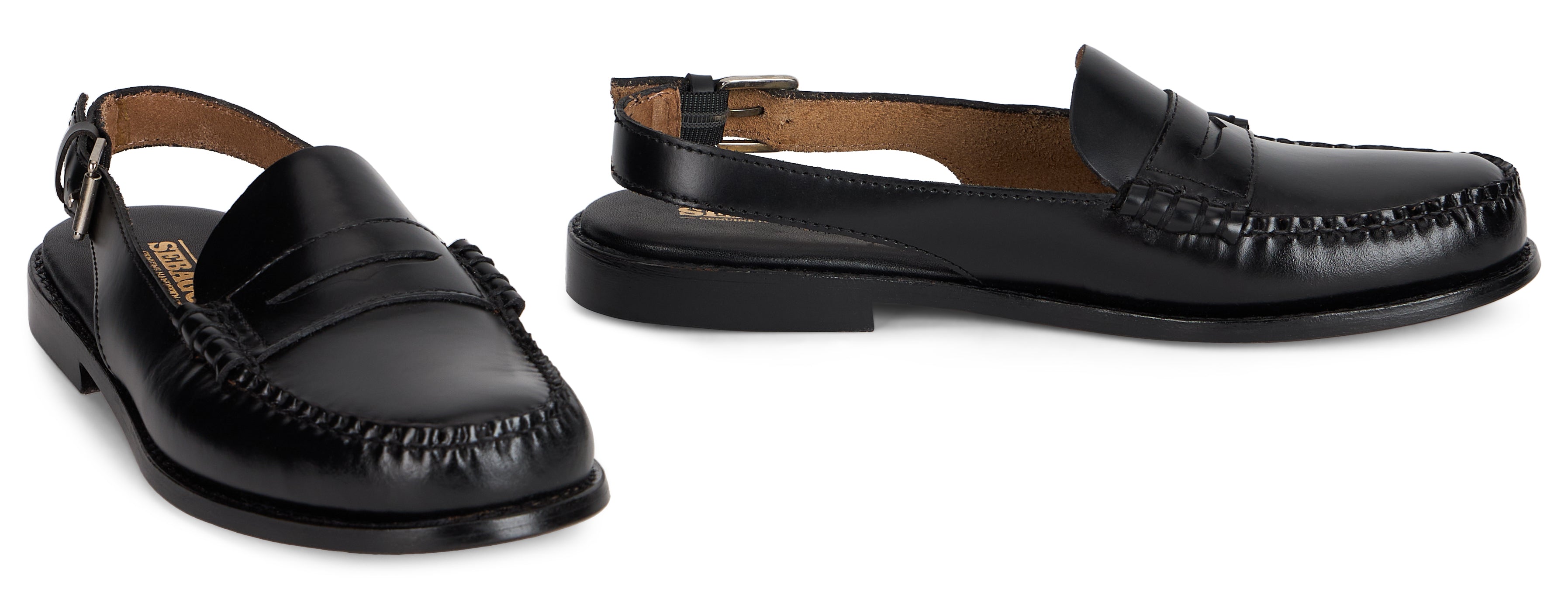 Sebago Dan Slingback — Black, view 3