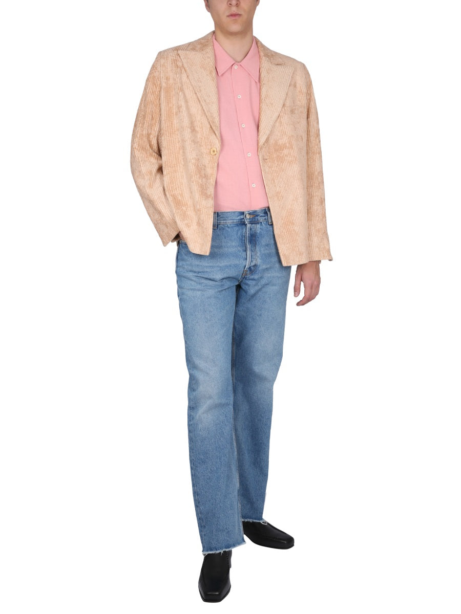 SéFr Floral Cotton Jeans — Azure by Sefr