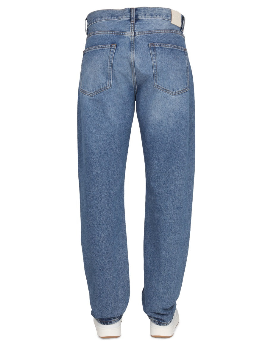 SéFr Twisted Jeans — Blue, view 4