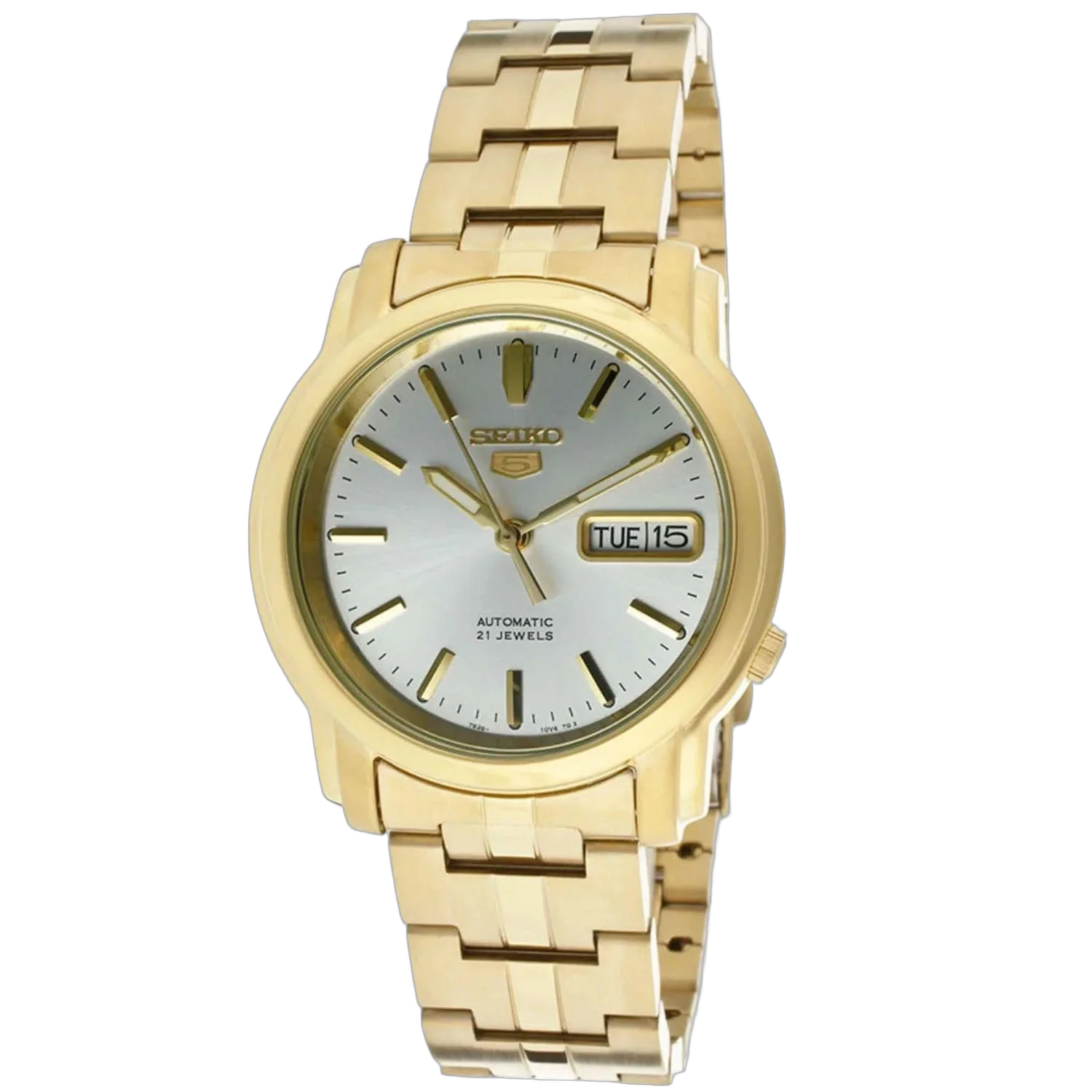 Seiko Automatic Stainless Steel Watch — Gold by Seiko
