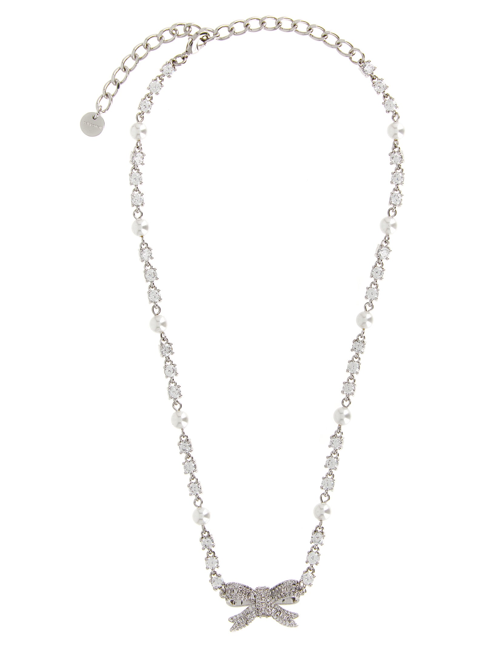 Self-Portrait Necklace — Silver by Self-Portrait