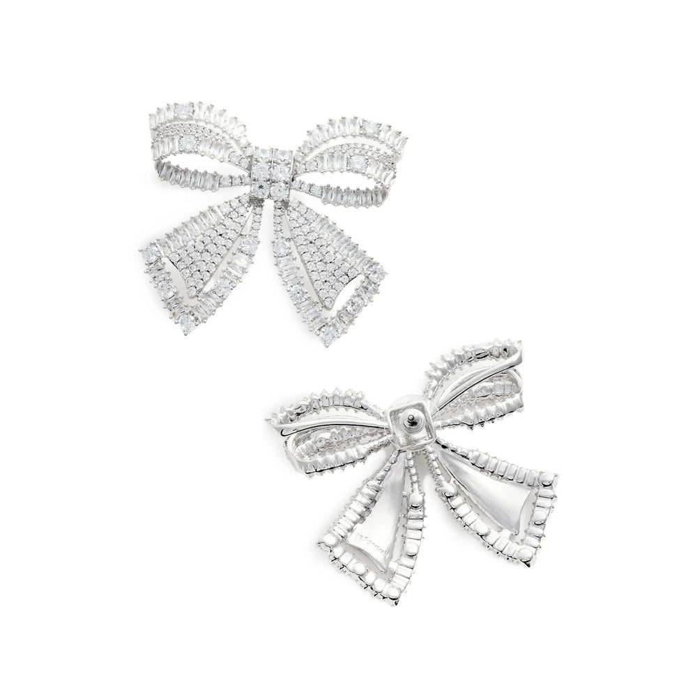 Self-Portrait Silve Earrings — Silver, view 2