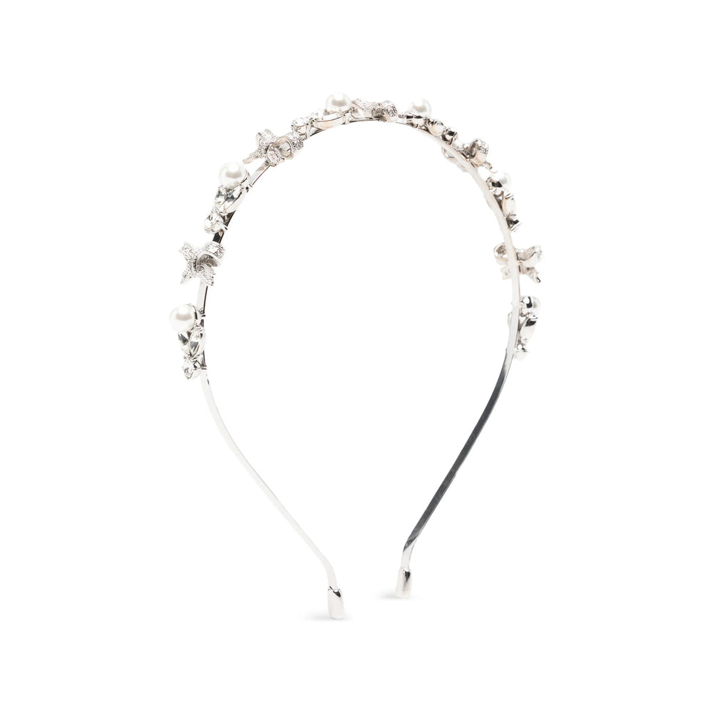 Self-Portrait Silve Headband — Silver by Self-Portrait