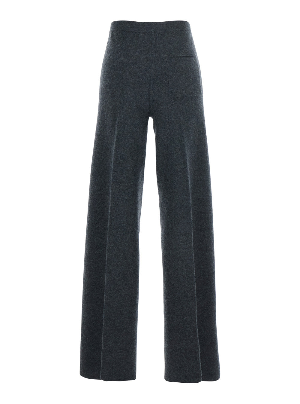 Semicouture Virgin Wool Stretch Trousers — Gray, view 2