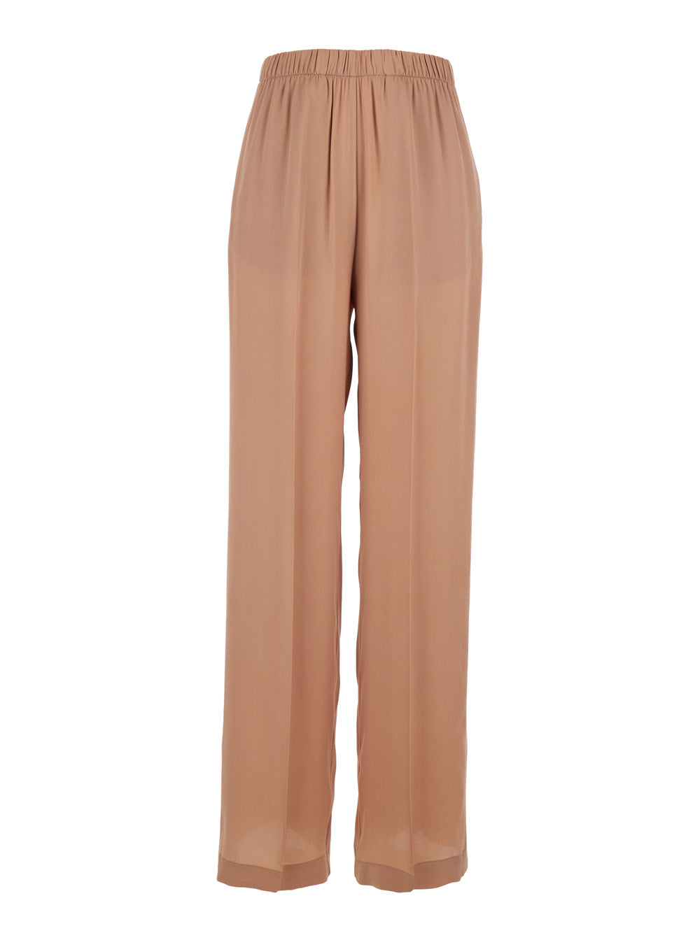 Semicouture Silk-Blend Acetate Trousers — Pink by Semicouture