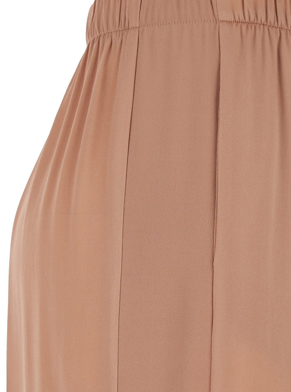 Semicouture Silk-Blend Acetate Trousers — Pink, view 3