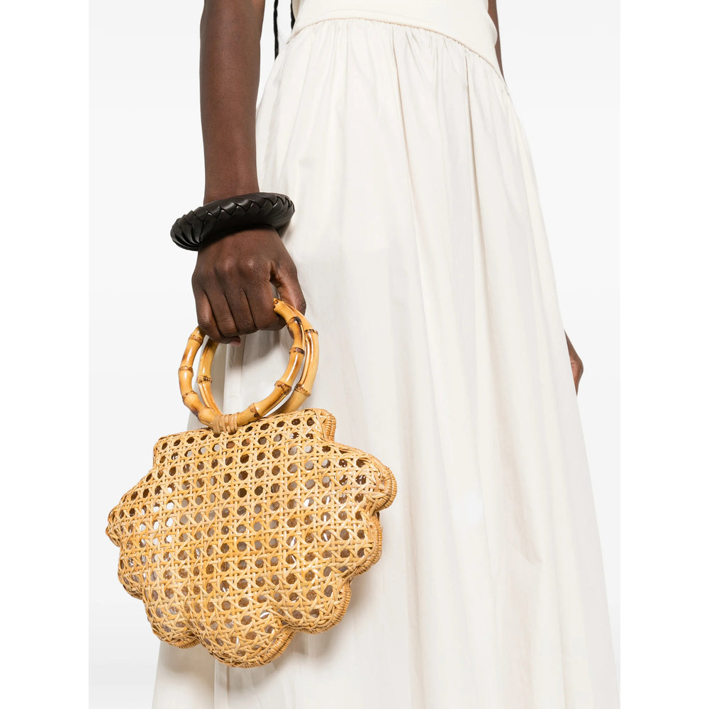 Serpui Ethan Top Handle Bag — Beige, view 2