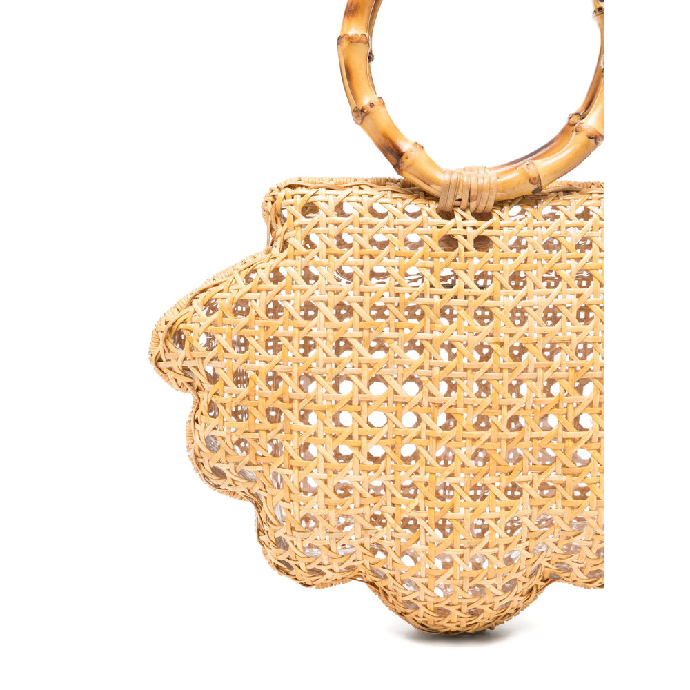 Serpui Ethan Top Handle Bag — Beige, view 4