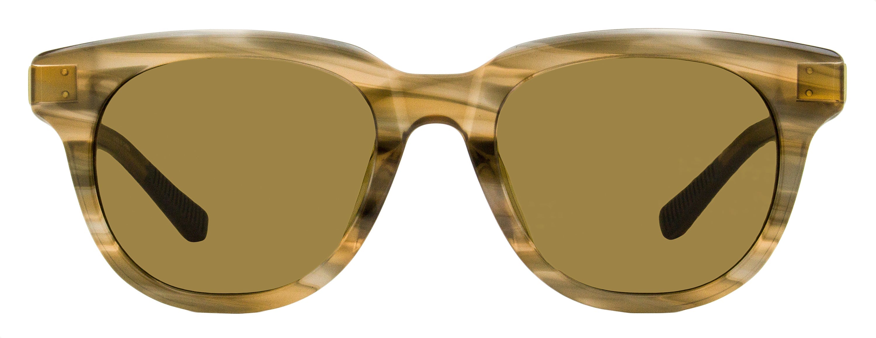 Shinola SH1501S Soft Rectangular Sunglasses — Gold, view 2