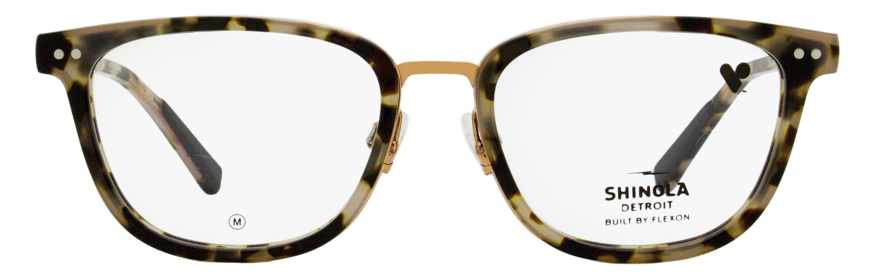 Shinola SH27000 Memory Metal Eyeglasses — Multicolor, view 2