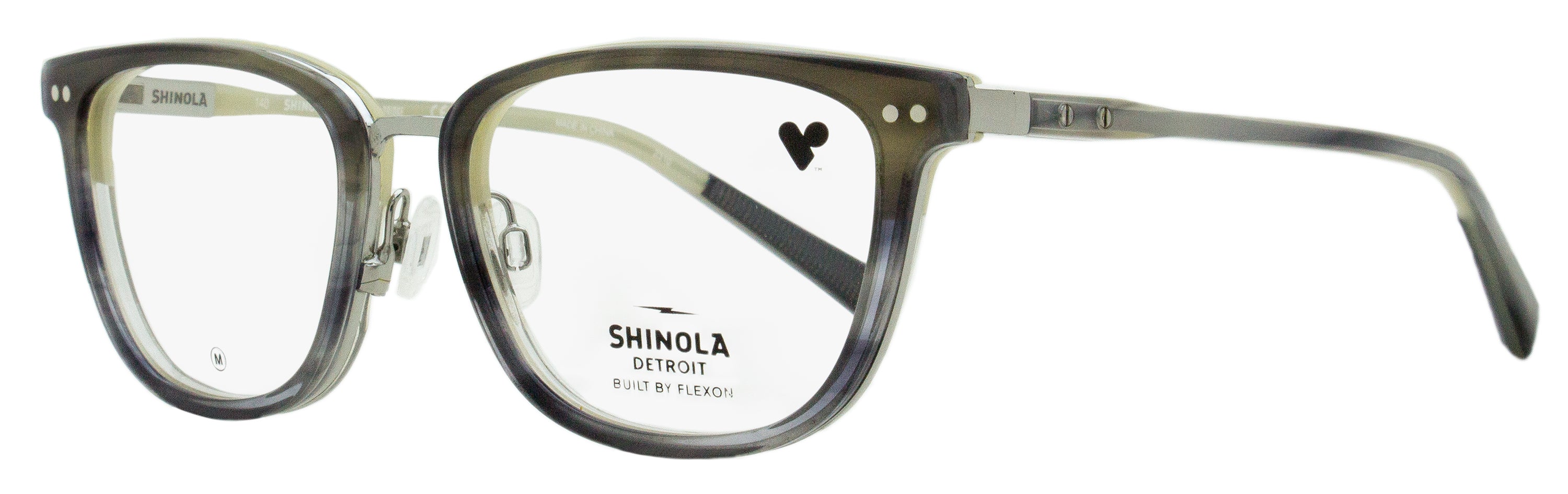 Shinola SH27000 Memory Metal Eyeglasses — Taupe by Shinola