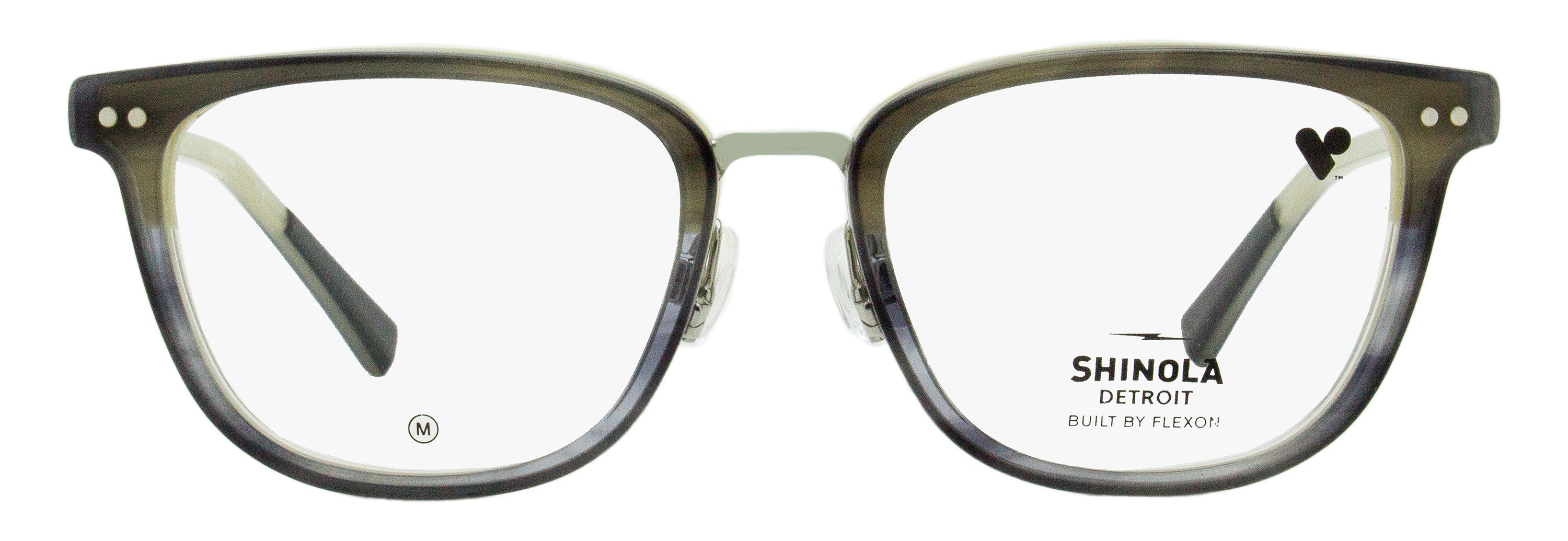 Shinola SH27000 Memory Metal Eyeglasses — Taupe, view 2