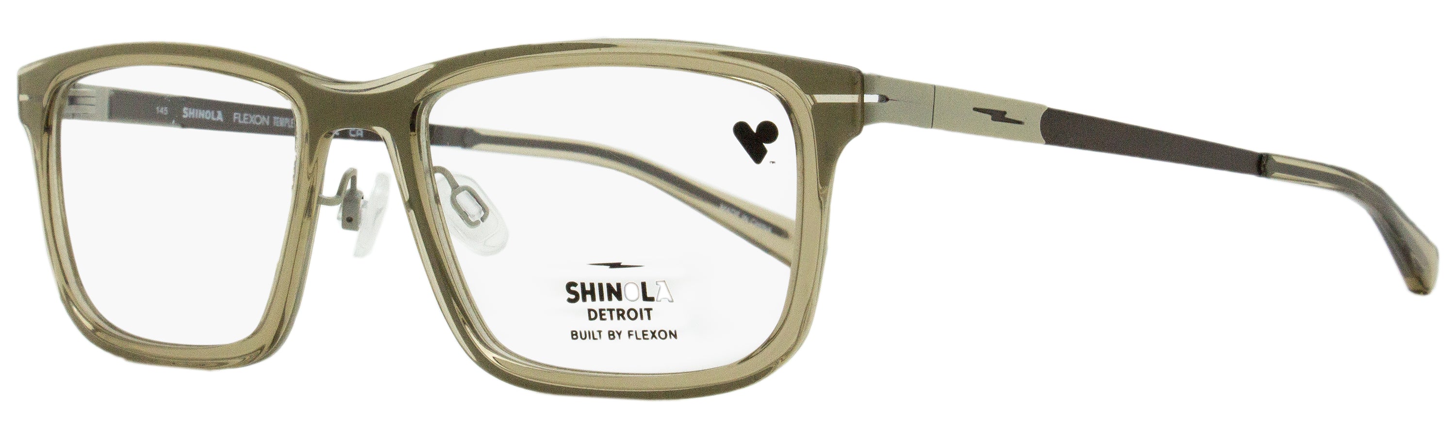 Shinola SH37000 Flexon Temple Eyeglasses — Beige by Shinola