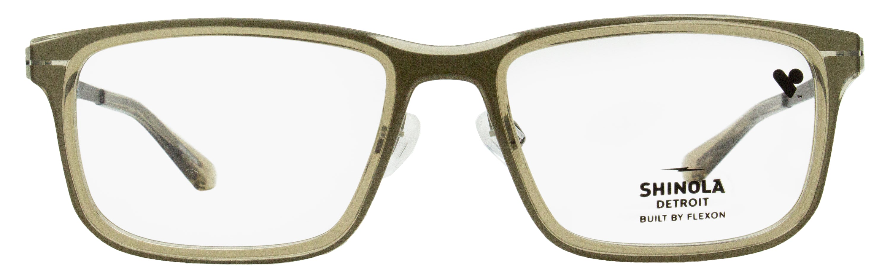 Shinola SH37000 Flexon Temple Eyeglasses — Beige, view 2