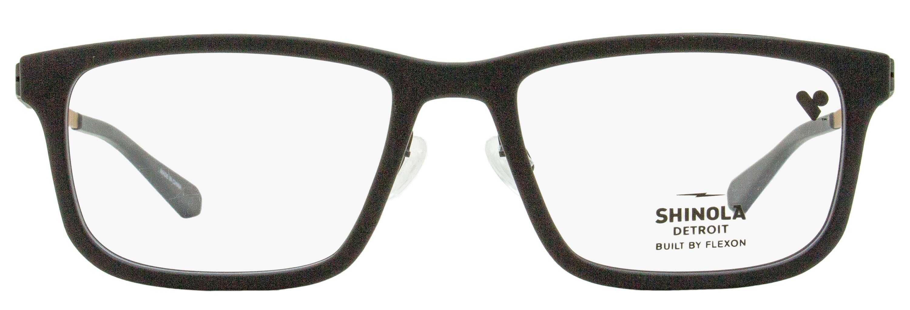 Shinola SH37000 Flexon Temple Eyeglasses — Black, view 2