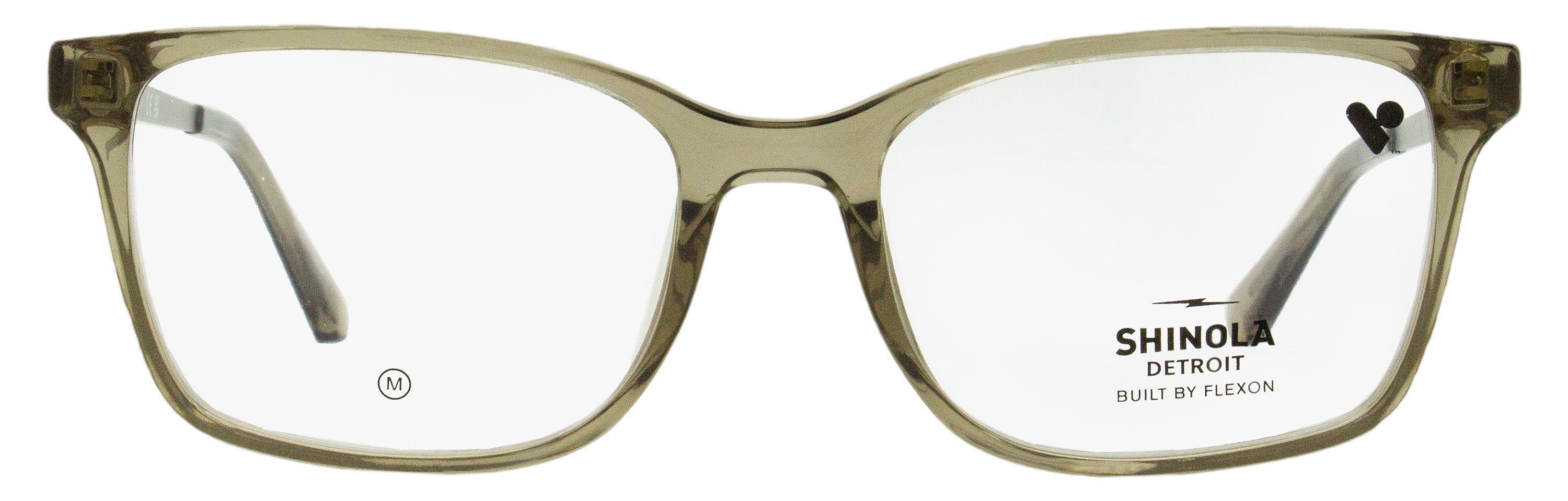 Shinola SH37003 Flexon Rectangular Eyeglasses — Gray, view 2