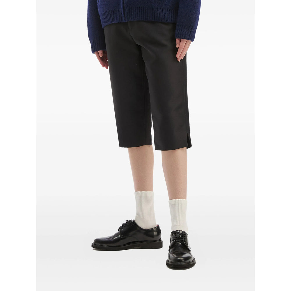 Shushu/Tong Side-Slit Tailored Short Trousers — Black, view 5