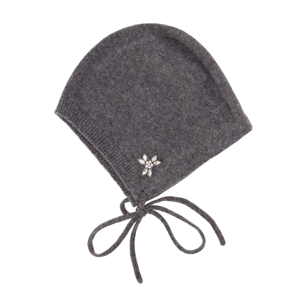 Simone Rocha Embellished Cashmere Beanie — Gray by Simone Rocha