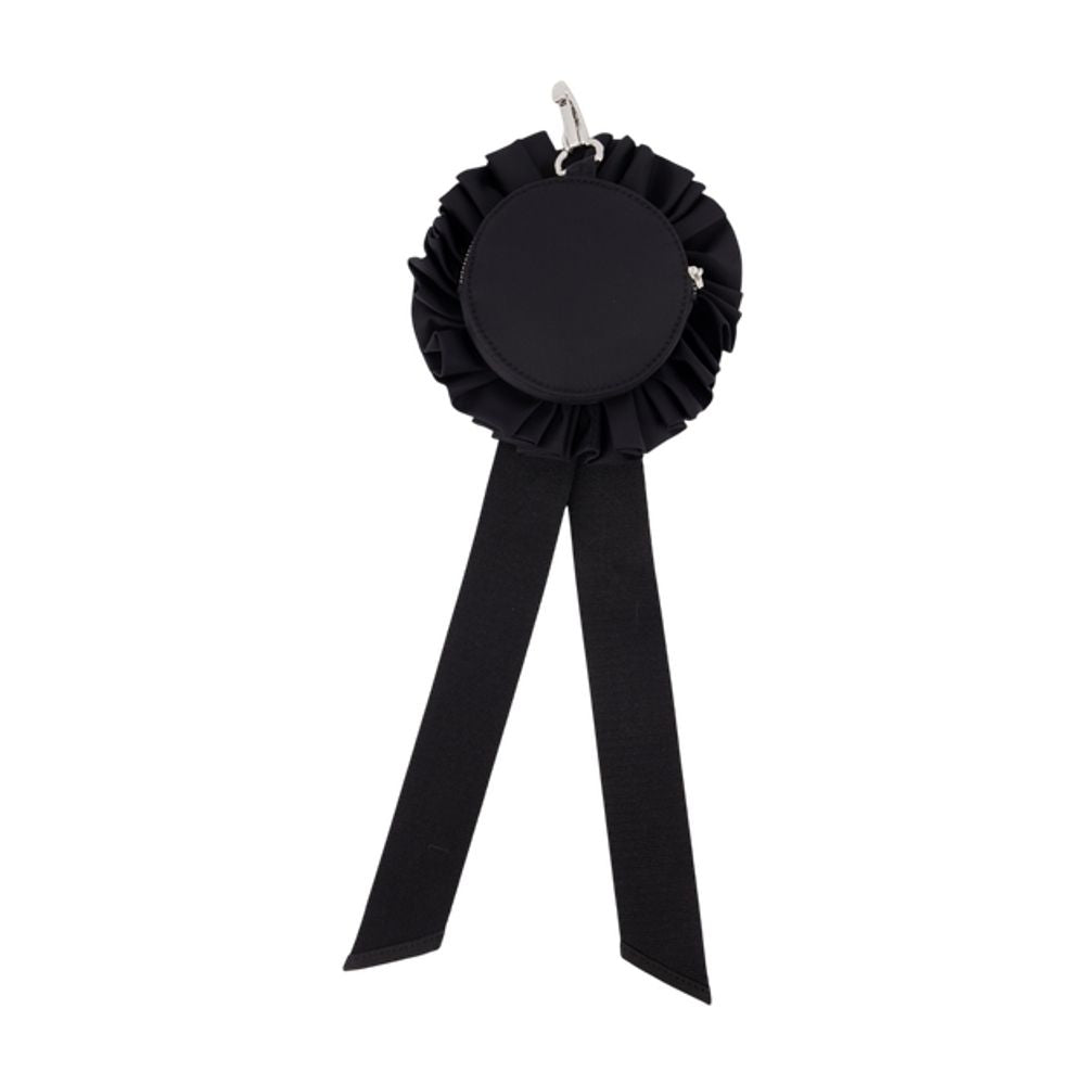 Simone Rocha Ribbon Rosette Coin Purse — Black, view 2