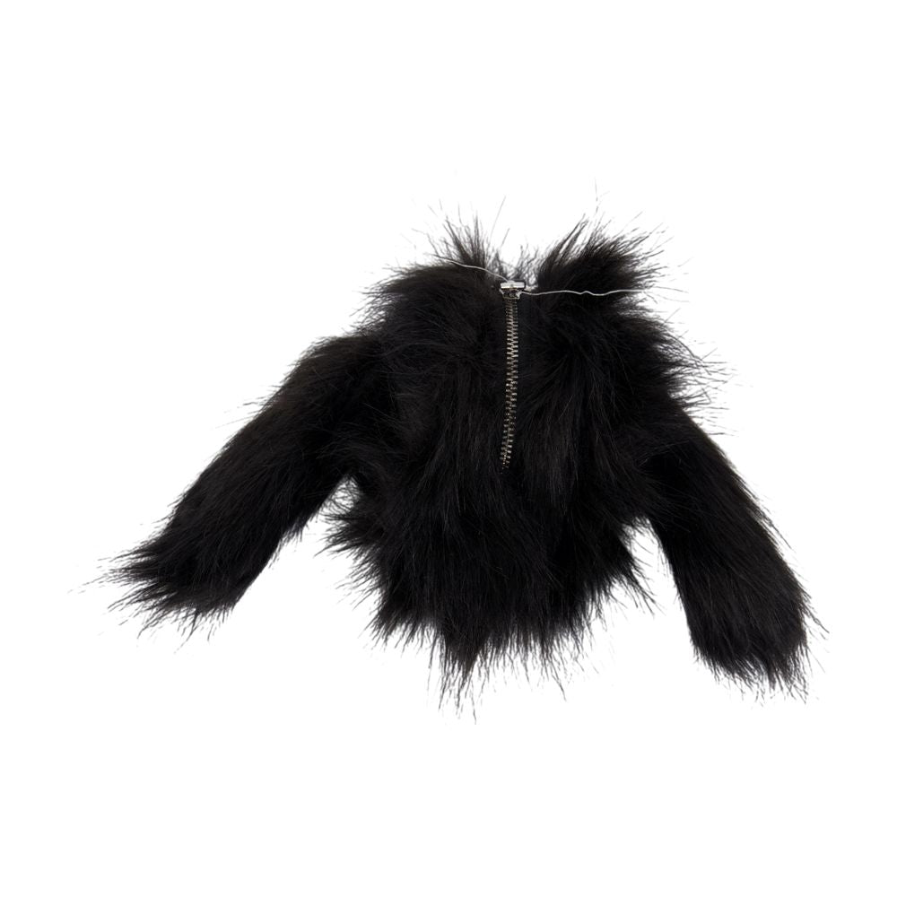 Simone Rocha Faux Fur Coin Purse — Black by Simone Rocha