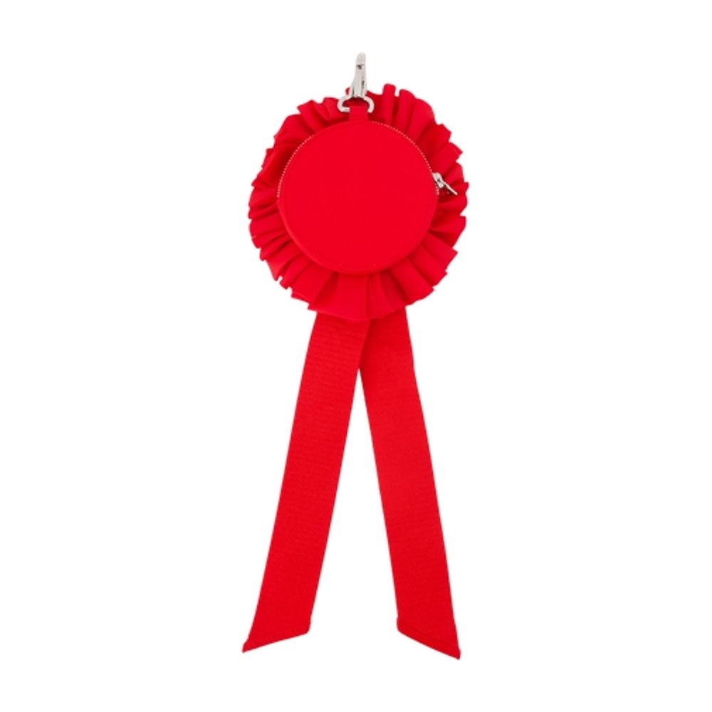 Simone Rocha Ribbon Rosette Coin Purse — Red, view 2