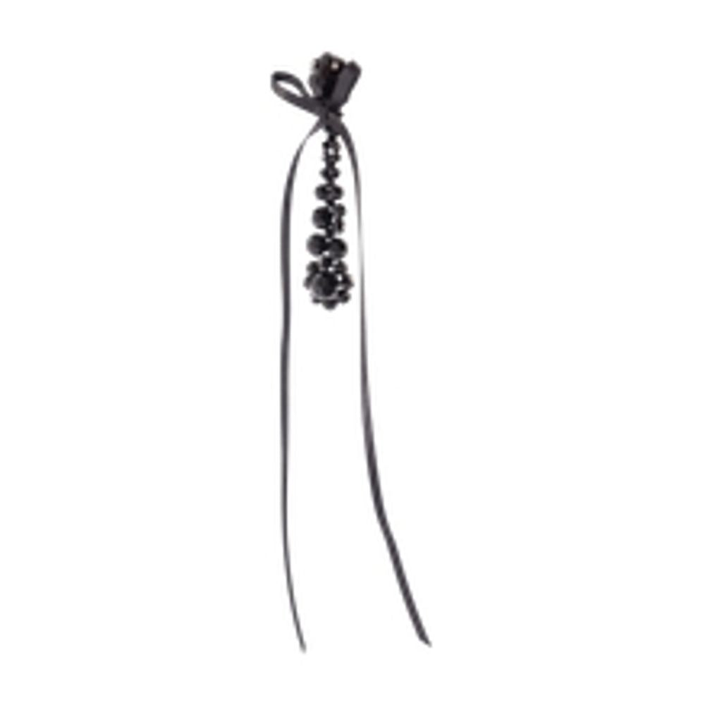 Simone Rocha Victorian Drip Earrings — Black, view 2