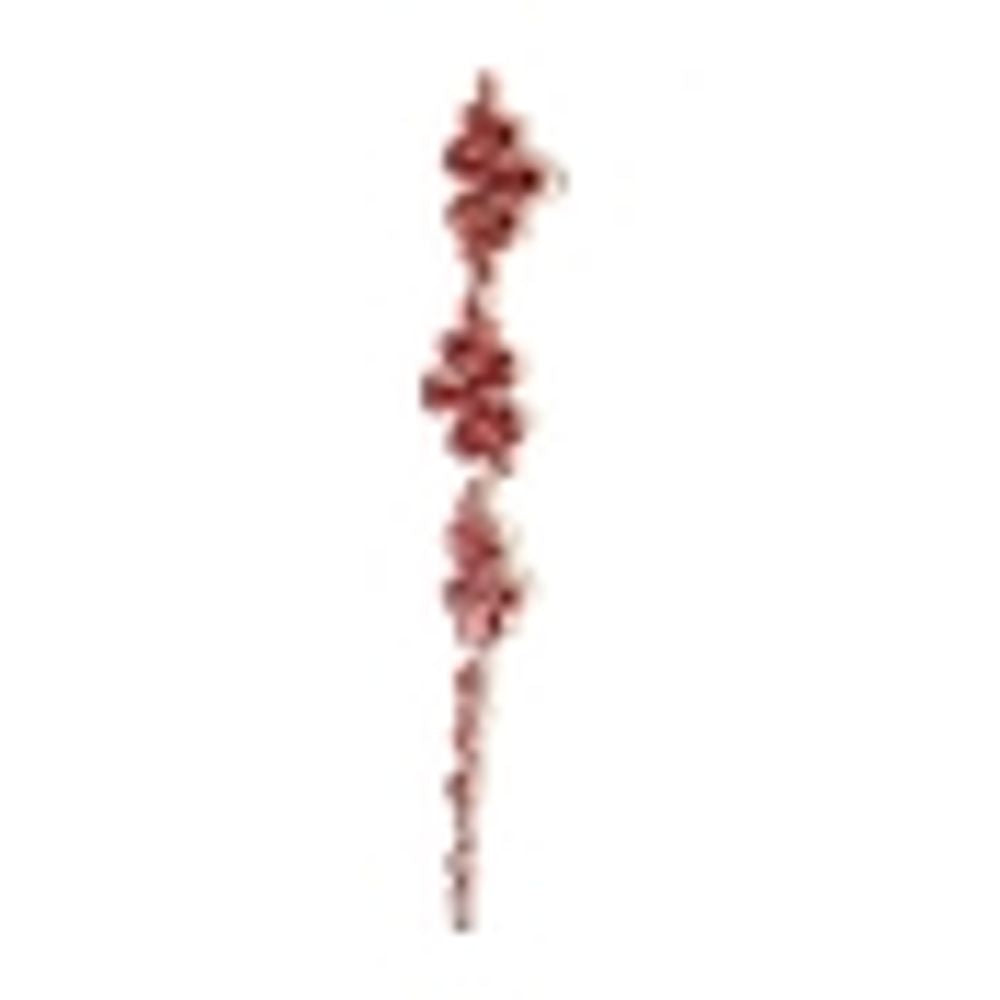 Simone Rocha Floral Synthetic Pearl Earrings — Red, view 2