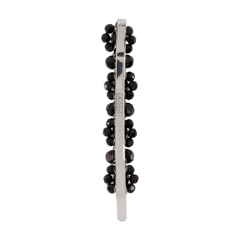 Simone Rocha Black Bead-Clustered Hair Clip — Black by Simone Rocha