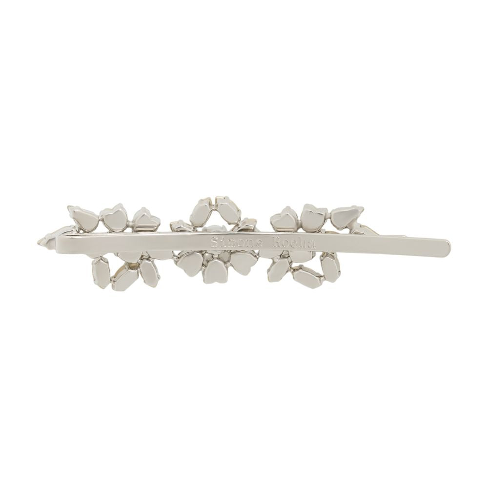 Simone Rocha Crystal-Embellished Hair Clip — White by Simone Rocha