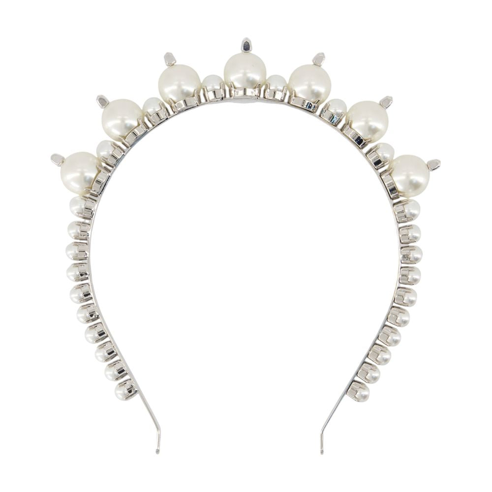 Simone Rocha Pearl-Embellished Headband — White, view 2