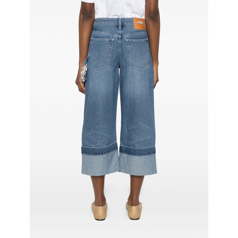 Simone Rocha Inpec Jeans — Blue, view 5