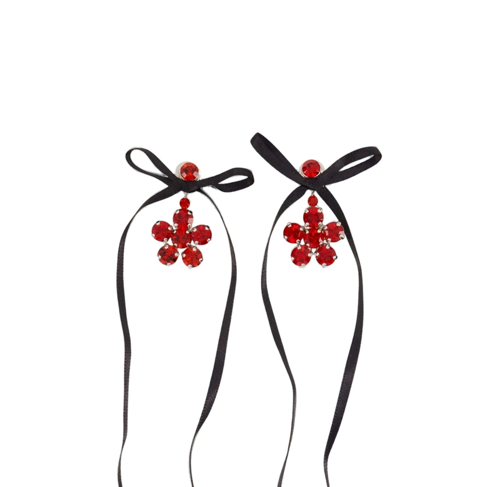 Simone Rocha Redbk Drop Earrings — Silver, view 2