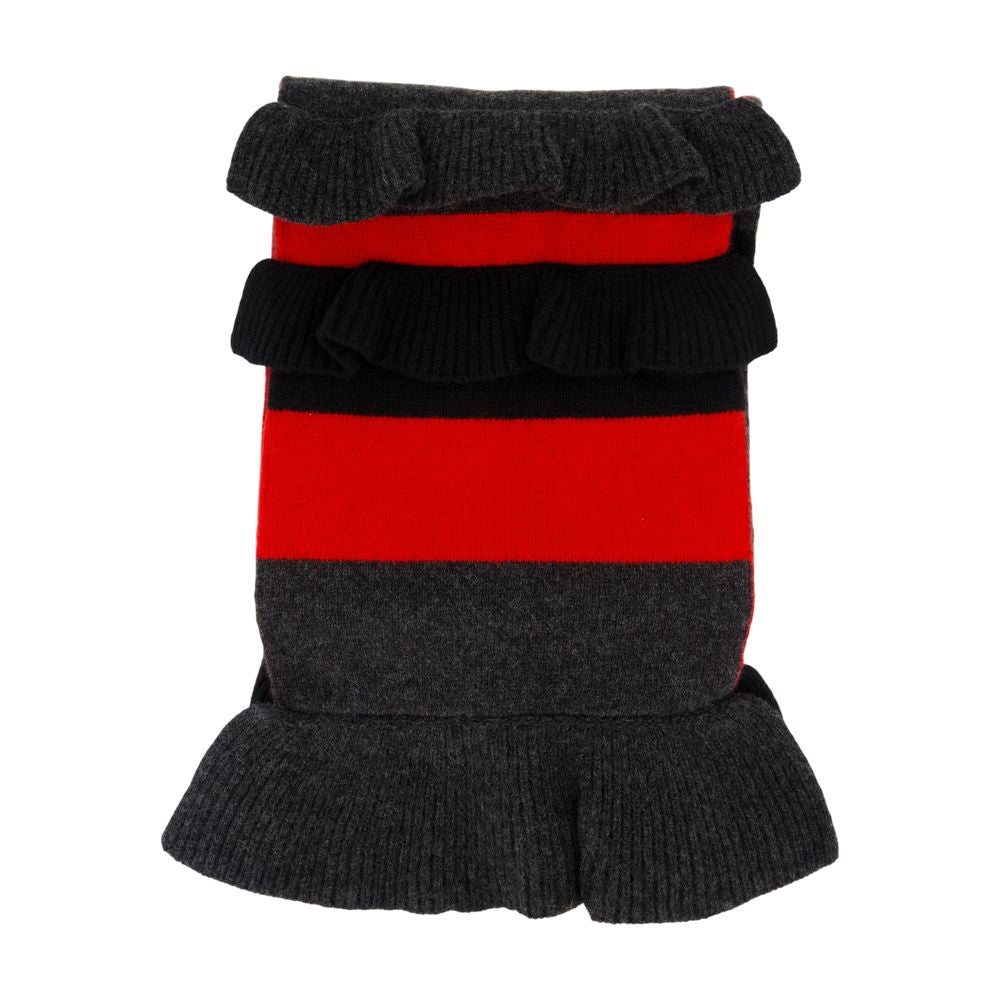 Simone Rocha Daisy Scarf — Red, view 2