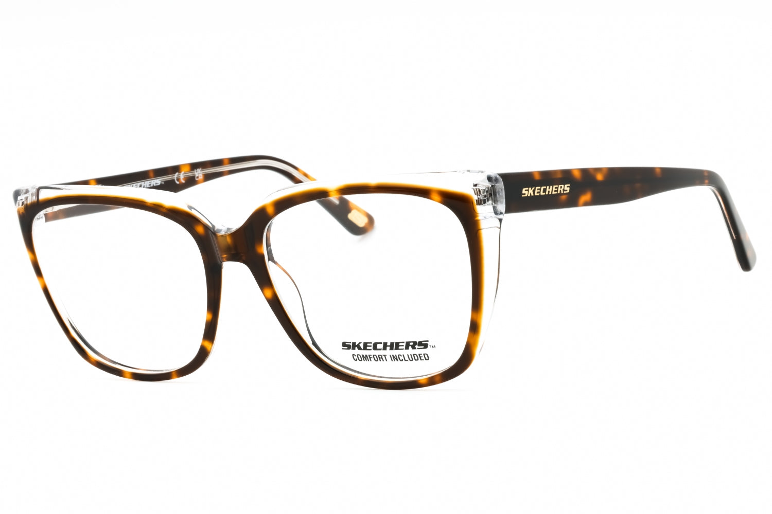 Skechers SE2188 Tortoiseshell Acetate Eyeglasses — Brown by Skechers