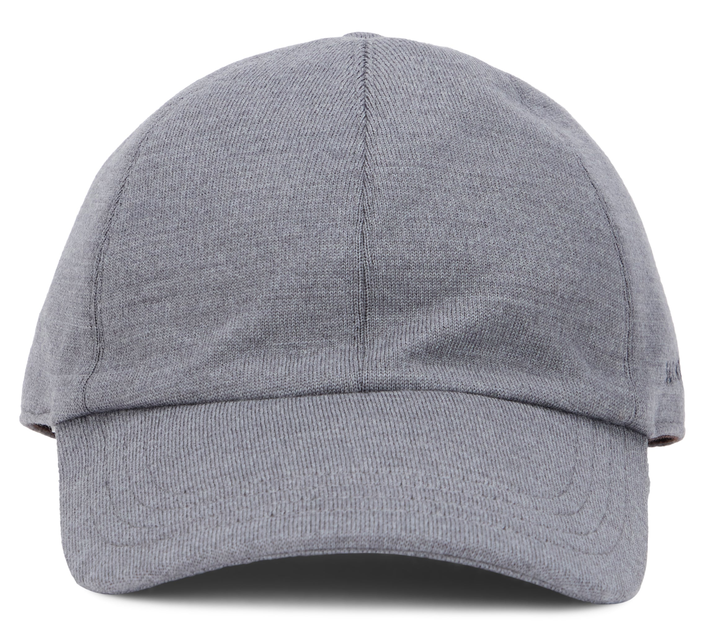 Slowear 82B530 Virgin Wool Baseball Cap — Gray, view 2