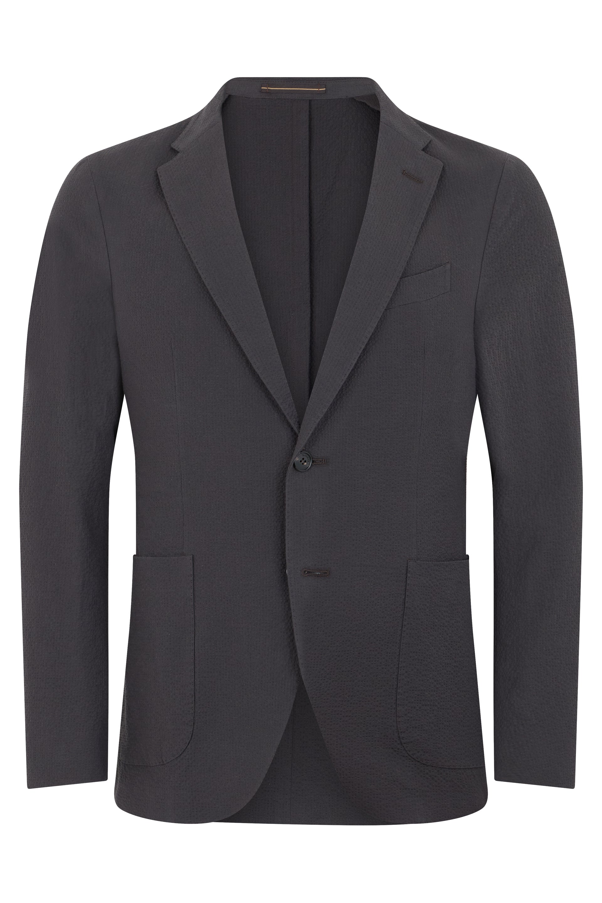 Slowear Single-Breasted Cotton Blazer — Brown by Slowear
