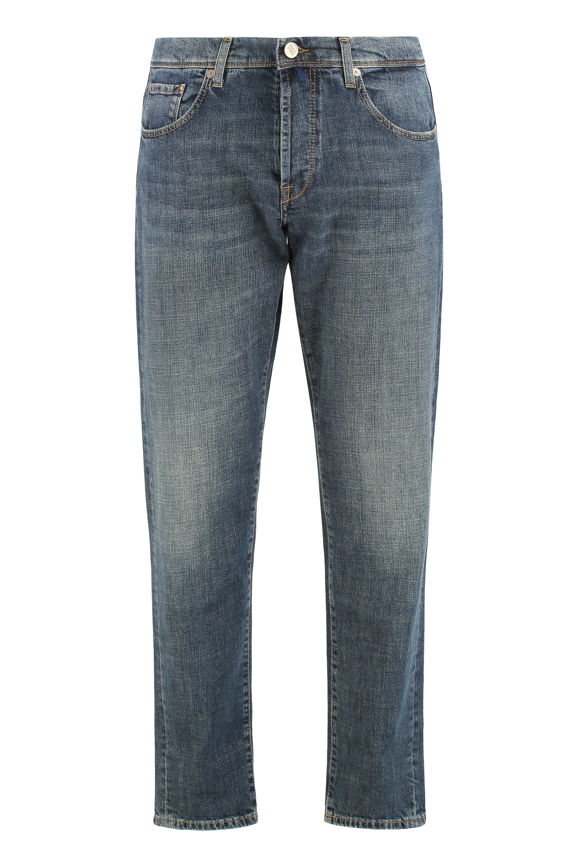 Slowear Slim Fit Cotton Jeans — Blue by Slowear