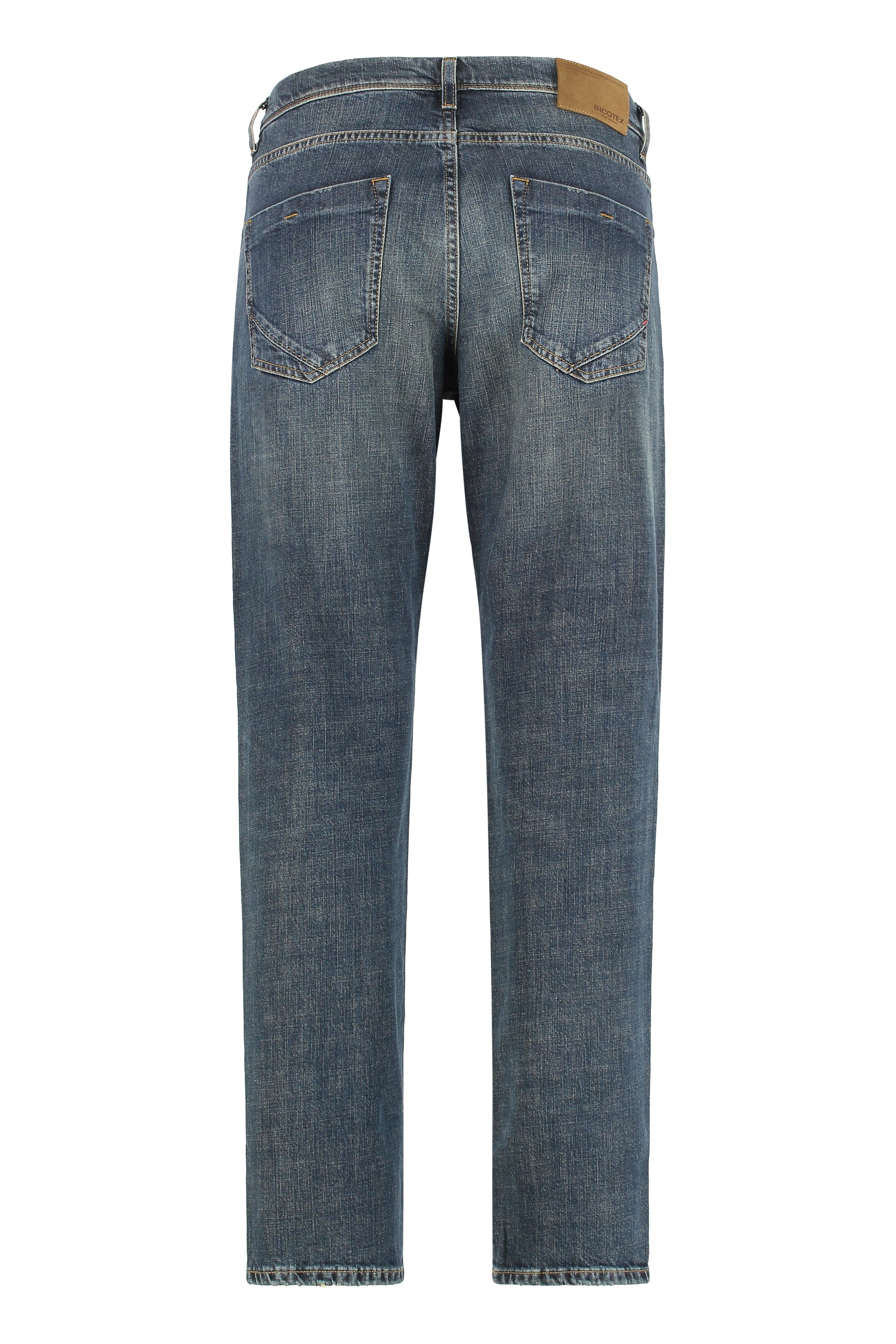 Slowear Slim Fit Cotton Jeans — Blue, view 2