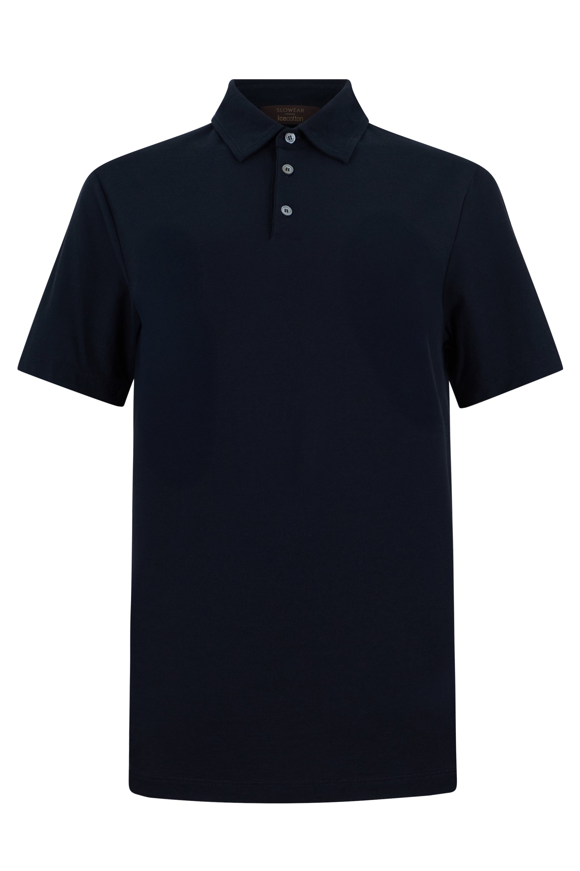 Slowear Cotton Polo — Navy by Slowear