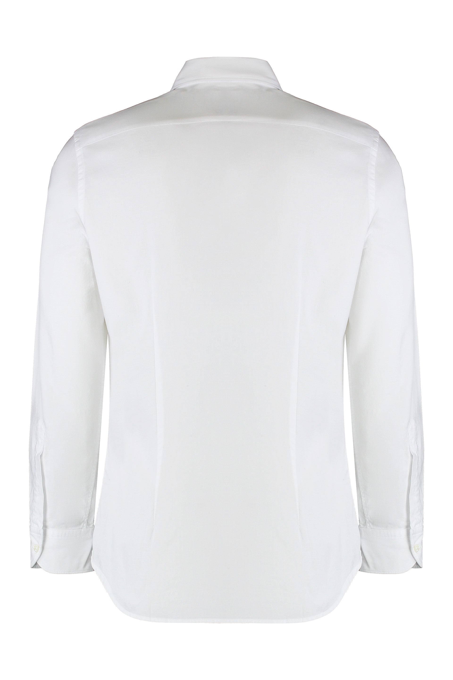 Slowear Pique Cotton Shirt — White, view 2