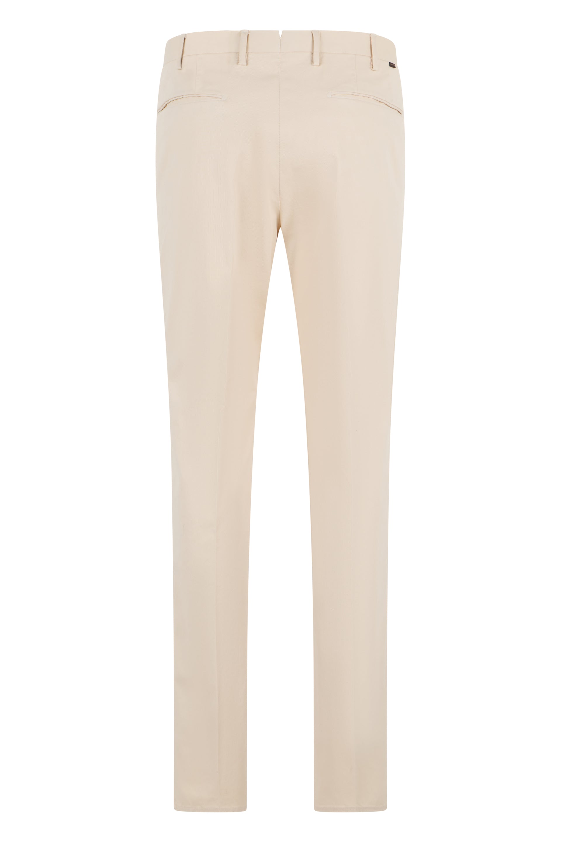 Slowear Cotton Stretch Trousers — Beige, view 2