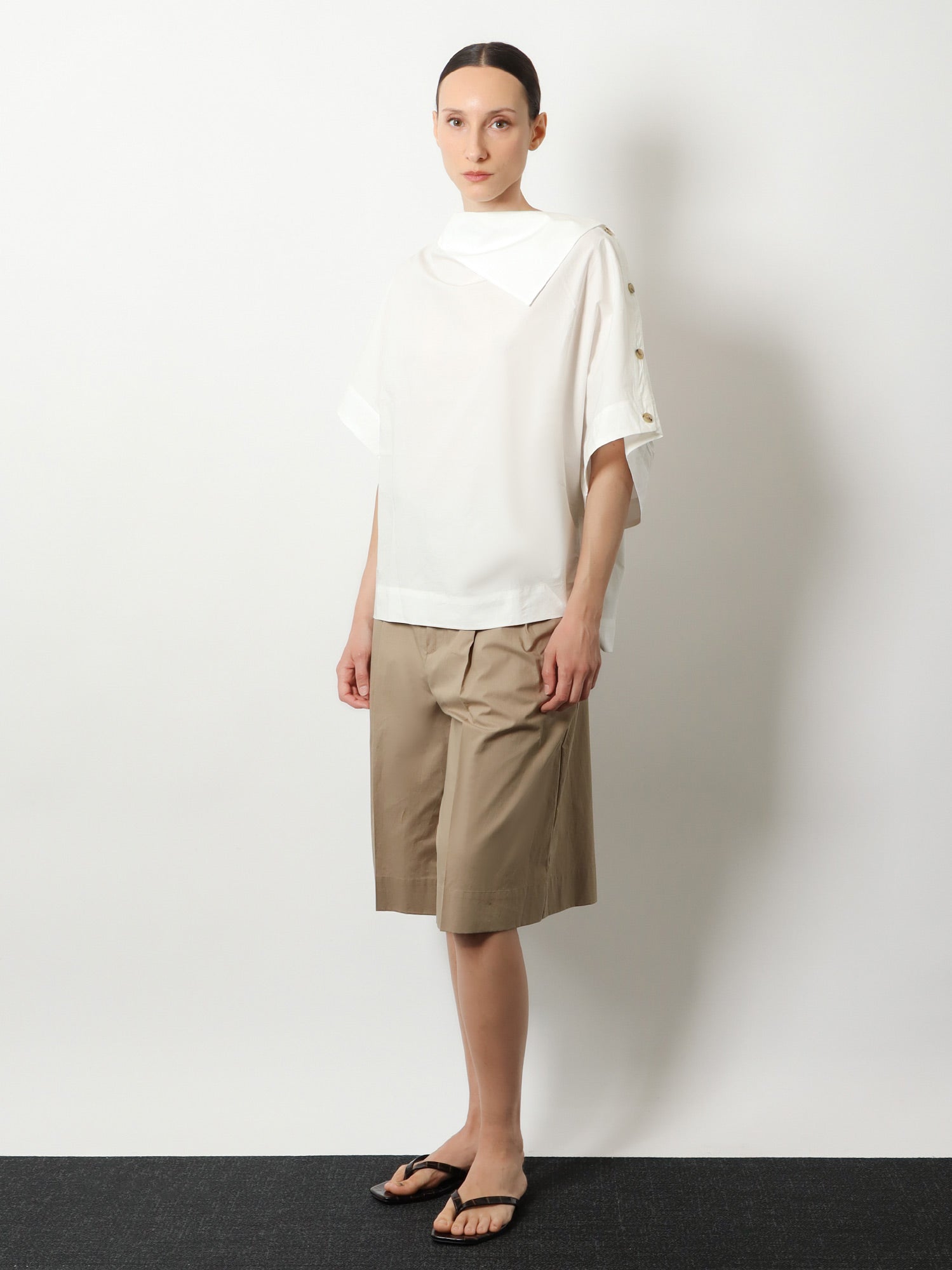 Soeur Imogen Bermuda Shorts — Beige, view 2