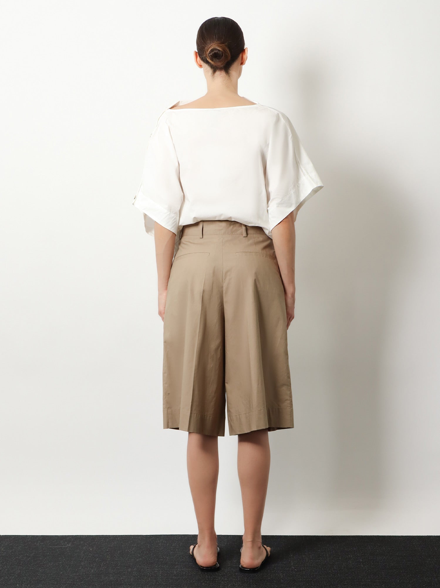 Soeur Imogen Bermuda Shorts — Beige, view 3