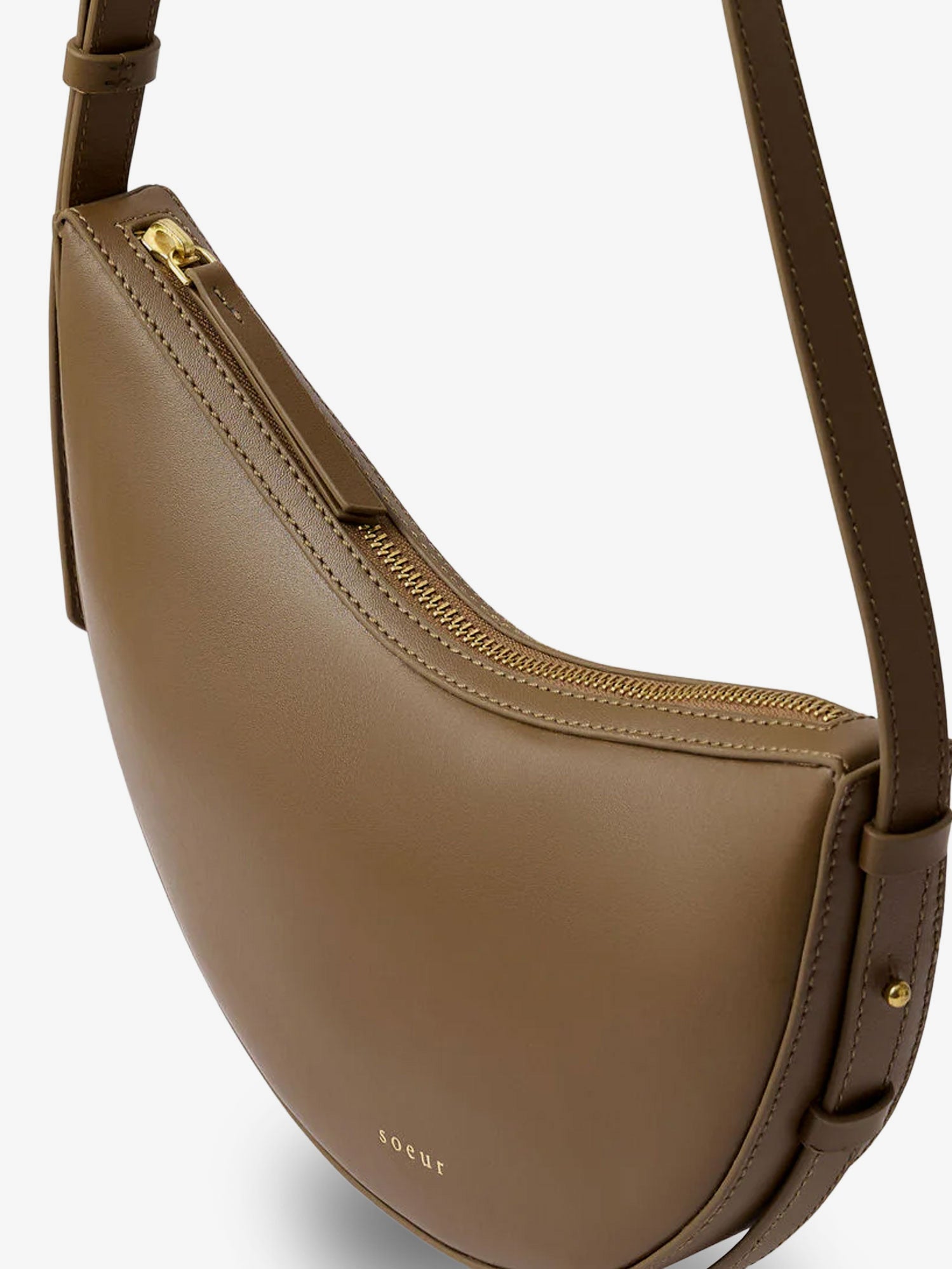 Soeur Wino Crossbody Bag — Brown, view 4