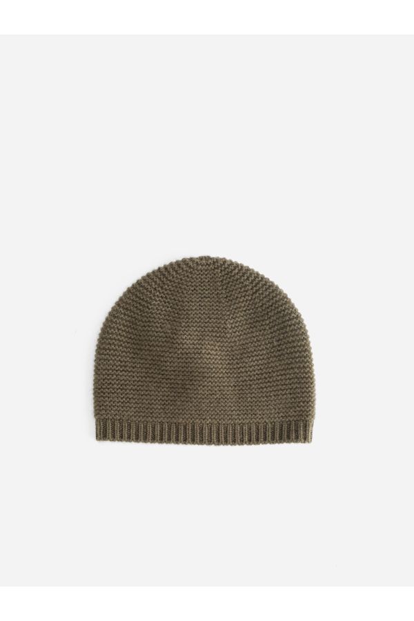 Sofie D'Hoore MELLEYCASH03 Garter Stitch Wool Beanie — Gray by Sofie D'Hoore