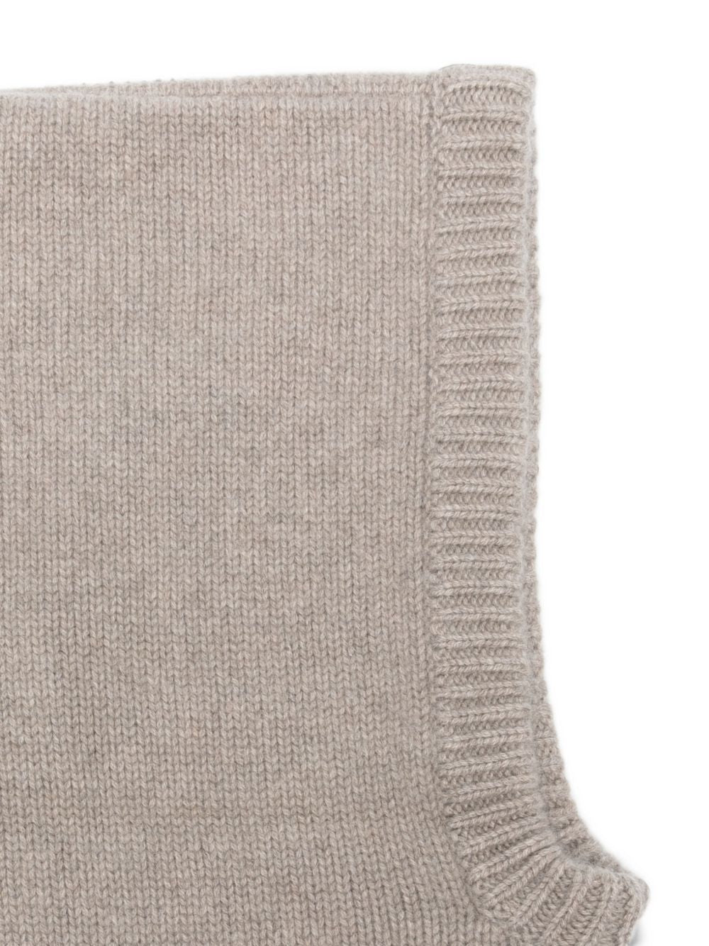 Soft Goat Cashmere Balaclava — Beige, view 3