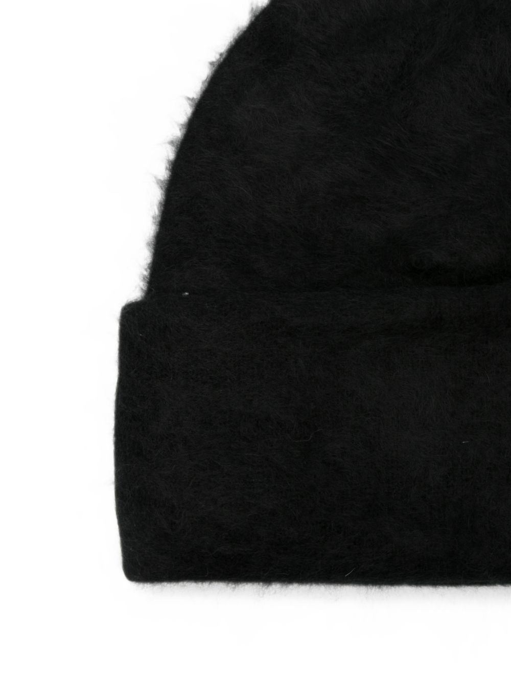 Soft Goat Soft Knit Beanie — Black, view 3